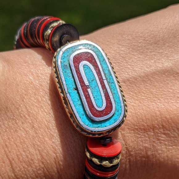 Gorgerous African Bead Bracelet - Picture 3 of 7